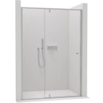 CERANO - Sprchové pivotové dvere Santini Ľ/P - 6 mm - chróm, transparentné sklo - 120x195 CER-426211