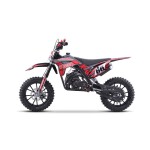Mamido Detská benzínová motorka RamiGO TIGER 49CC červená