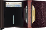 Kožená mini peňaženka Secrid Slimwallet Nile Brown