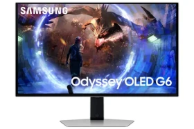 27" Samsung Odyssey G6 G60SD strieborná / Monitor / OLED / 2560x1440 / 16:9 / 0.03ms / 360Hz / 1000000:1 / 250cd/m2 (LS27DG602SUXEN)
