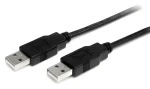 StarTech USB-A (M) - USB-A (M) 1 m čierna / Kábel / USB 2.0 (USB2AA1M)