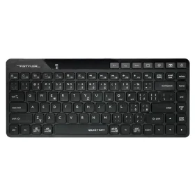 A4Tech FStyler FBK26C AS čierna / Bezdrôtová klávesnica / CZ layout / Bluetooth / 2.4GHz USB-A Nano prijímač (FBK26CAS-BK)