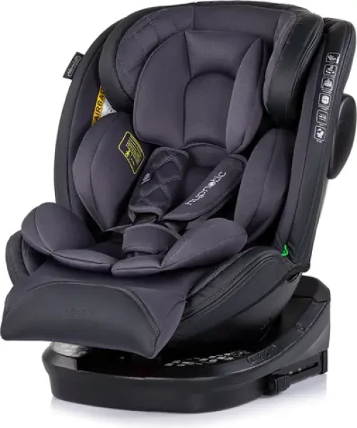 CHIPOLINO Autosedačka Hypnotic i-Size 40-150cm Isofix 360 Anthracite (STKHYP0253AN)