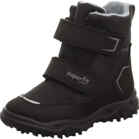 Chlapčenské zimné topánky HUSKY Black/Light Grey Superfit 1-006081-0000 - 28