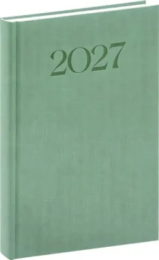 NOTIQUE Biella 2027 zelený / Denný diár / 15 × 21 cm