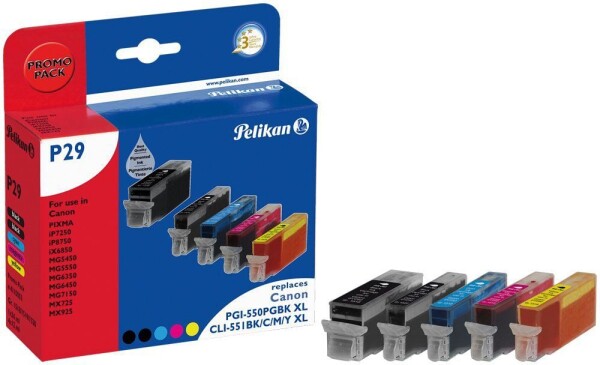 Pelikan Toner P29 PGI-550PGBK/CLI-551BKCMY (4110053)