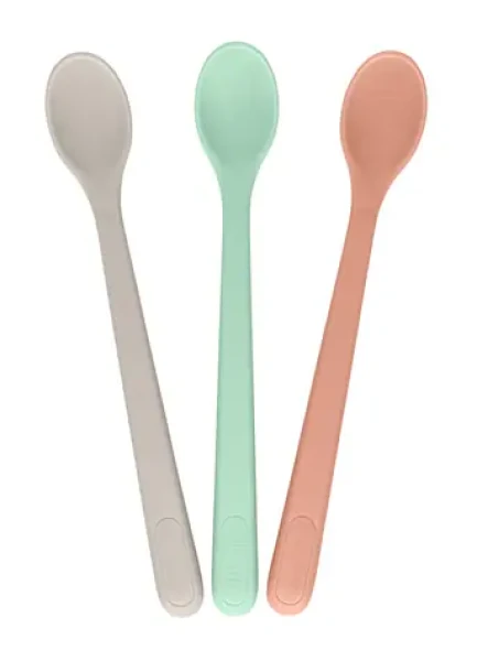 NIP Lyžička dlhá 3ks mix farieb / od 4 mesiacov (NIP37079)