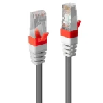 Lindy Cat6A S/FTP PIMF sivá 2m / Patch kábel / RJ45-RJ45 / LSZH / 10 Gbit/s (45353)