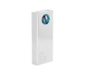 Baseus PPLG-A01 Ambilight PowerBank 30000mAh biela / 65W / 4x A výstup (PPLG-A02)