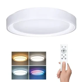Solight WO8015 LED osvetlenie s RGB a diaľkovým ovládačom Floco / 48W / 3360lm / 40cm / zmena chromatickosti / stmievateľné (WO8015)