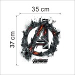 Veselá Stena Samolepka Znak Avengers