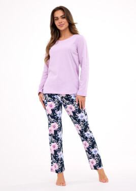Cornette pyžamo 145/462 Natalie long/r S-2XL ženy vřesově zelená XL