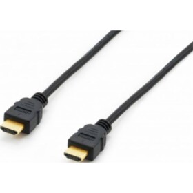 Equip HDMI prepojovací kábel Zástrčka HDMI-A 7.50 m čierna 119372 pozlátené kontakty HDMI kábel; 119372