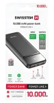 Swissten POWER LINE II 10000 mAh čierna / Power Bank