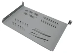Xtendlan 280mm šedá / Polica do racku / univerzál / 1U / 25kg nosnosť (CPOLIC1U28-G)
