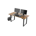 Ultradesk Uplift hnedá / Herný stôl / 160 x 75 x 74 - 116 cm / nastaviteľná výška (UDESK-UP-OODE)