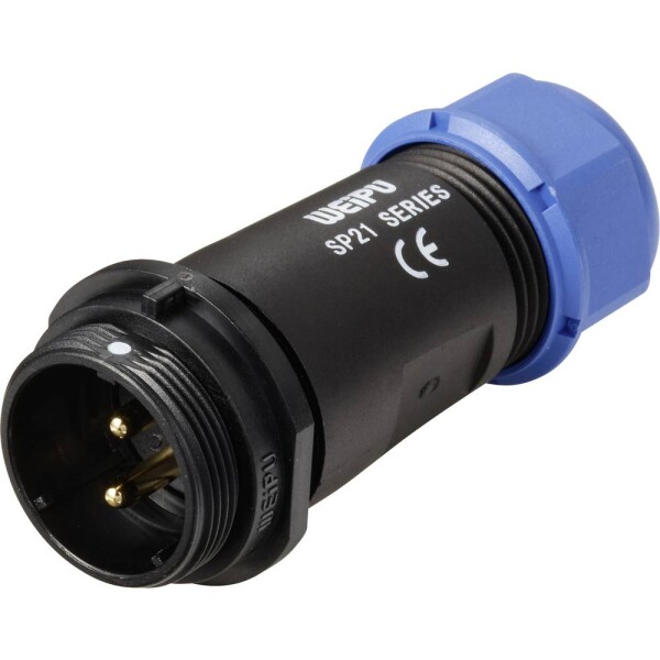 Weipu SP2111 / P 2 I guľatý faston, 1 ks; SP2111 / P 2 I