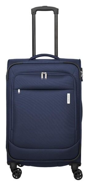 Stredný textilný kufor Travelite Priego M Navy