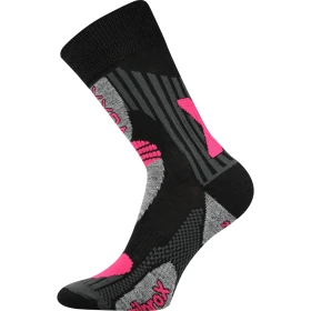 VOXX Vision ponožky čierno-magenta 1 pár 35-38 110049