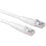 Value 21.99.1586 RJ45 sieťové káble, prepojovacie káble CAT 6 U/UTP 10.00 m biela netienený 1 ks; 21.99.1586