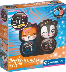 Clementoni Crazy CHIC Beauty: Sada lakov na nechty 2/od 6 rokov