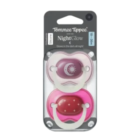 Tommee Tippee Night silikónový cumlík 18-36m 2ks - viac farebných variant (433663-T)