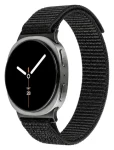 FIXED Nylon Sporty Strap pre Samsung Galaxy Watch 9/8 čierny / Remienok / nylon / rýchloupínací systém / 16-21 cm