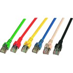 HELU 802999 RJ45 CAT 6 S/FTP 0.50 m modrá tienený, bez halogénov 10 ks; 802999