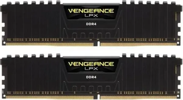 Corsair Vengeance LPX Black 16GB (2x8GB) 2666MHz / DDR4 / PC4-21300 / CL16-18-18-35 / 1.2V / XMP2.0 / s chladičom (CMK16GX4M2Z2666C16)