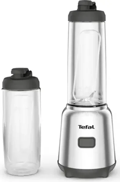 TEFAL MixMove BL15FD strieborná / Smoothie mixér / 300 W / 2x plastová nádoba (600 ml) (BL15FD)