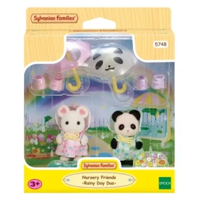 Sylvanian family Prechádzka v daždi Baby Duo