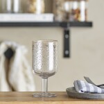 Bloomingville Pohár na víno Bubbles Clear 380 ml