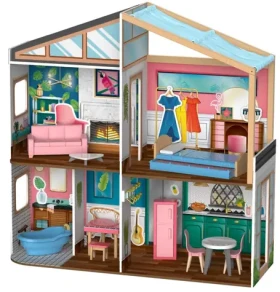 KidKraft DESIGNED BY ME™: Domček pre bábiky s príslušenstvom a magnetky