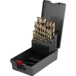 TOOLCRAFT TO-9913152 HSS-Co 5 sada špirálových vrtákov do kovu, DIN 338, valcová stopka, 1 sada; TO-9913152