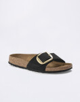 Birkenstock Madrid Big Buckle Nubuck Leather Black 40