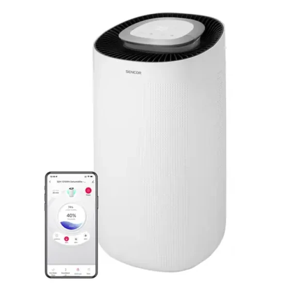 Sencor SDH 1210WH biela / odvlhčovač vzduchu / 158W / do 30 m2 / 3.2L (8590669325528)