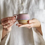 Bloomingville Hrnček na espresso Paula Rose 140 ml