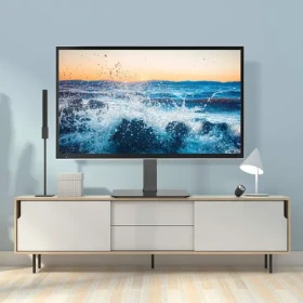 Techly ICA-LCD 323M čierna / Stolný stojan pre TV / 32-55" / 40 kg / VESA / nastaviteľný (364101)