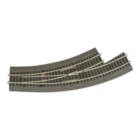 Roco 42572 Line - Výhybka BWL3/4 oblúková ľavá s podložím