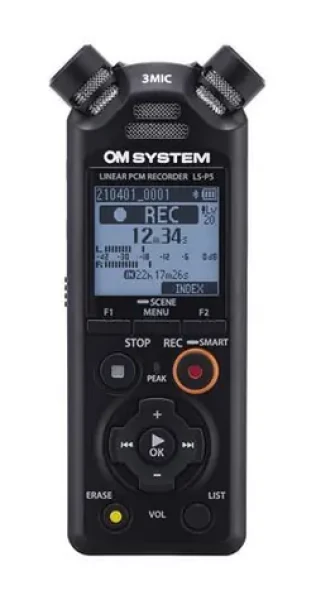 OM SYSTEM LS-P5 / Digitálny záznamník / Linear PCM (V409180BG000)