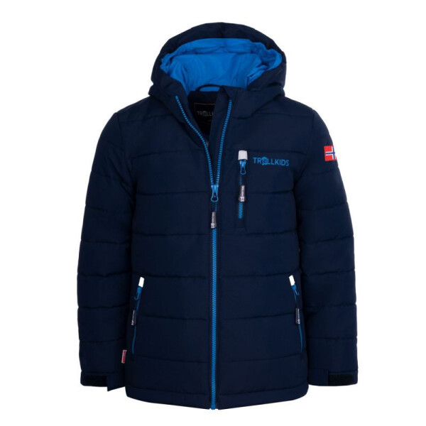 Trollkids Hemsedal Snow Jacket XT s kapucňou, nepremokavá, tmavomodrá (513-164) 176