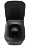 REA - Závesná WC misa Julio Black Matt REA-C6550