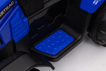 Mamido Mamido Detský elektrický traktor s vlečkou 12V 7Ah EVA kolesá ECO koža modrý
