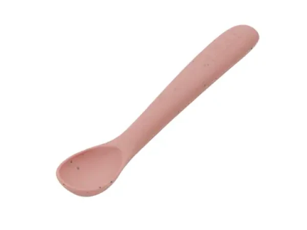 KikkaBoo Lyžička Platinum Silicone Blush / od 6 mesiacov (31302050018KB)