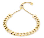 Tommy Hilfiger Slušivý pozlátený náramok Sliding Chains 2780776