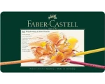Faber-Castell Polychromos - Pastelky šesťhranné - 36 ks / umelecké / vodeodolné / plechová krabička (110036)