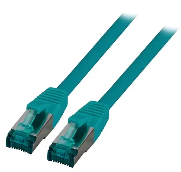 EFB zelená / Patch kábel / Cat6A S/FTP / RJ-45 / 15 m / LSZH (MK6001.15GR)