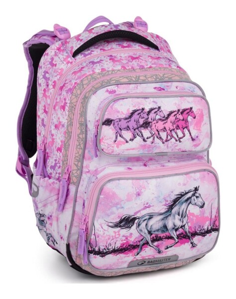 Veľký školský set Bagmaster DOPI 24 A Set L Pink