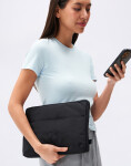 Pinqponq Laptop Sleeve 14 Crinkle Black
