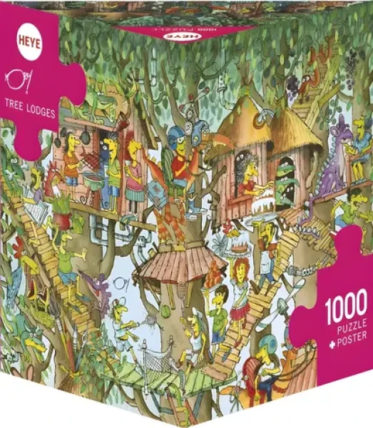 HEYE Puzzle Chaty na stromoch